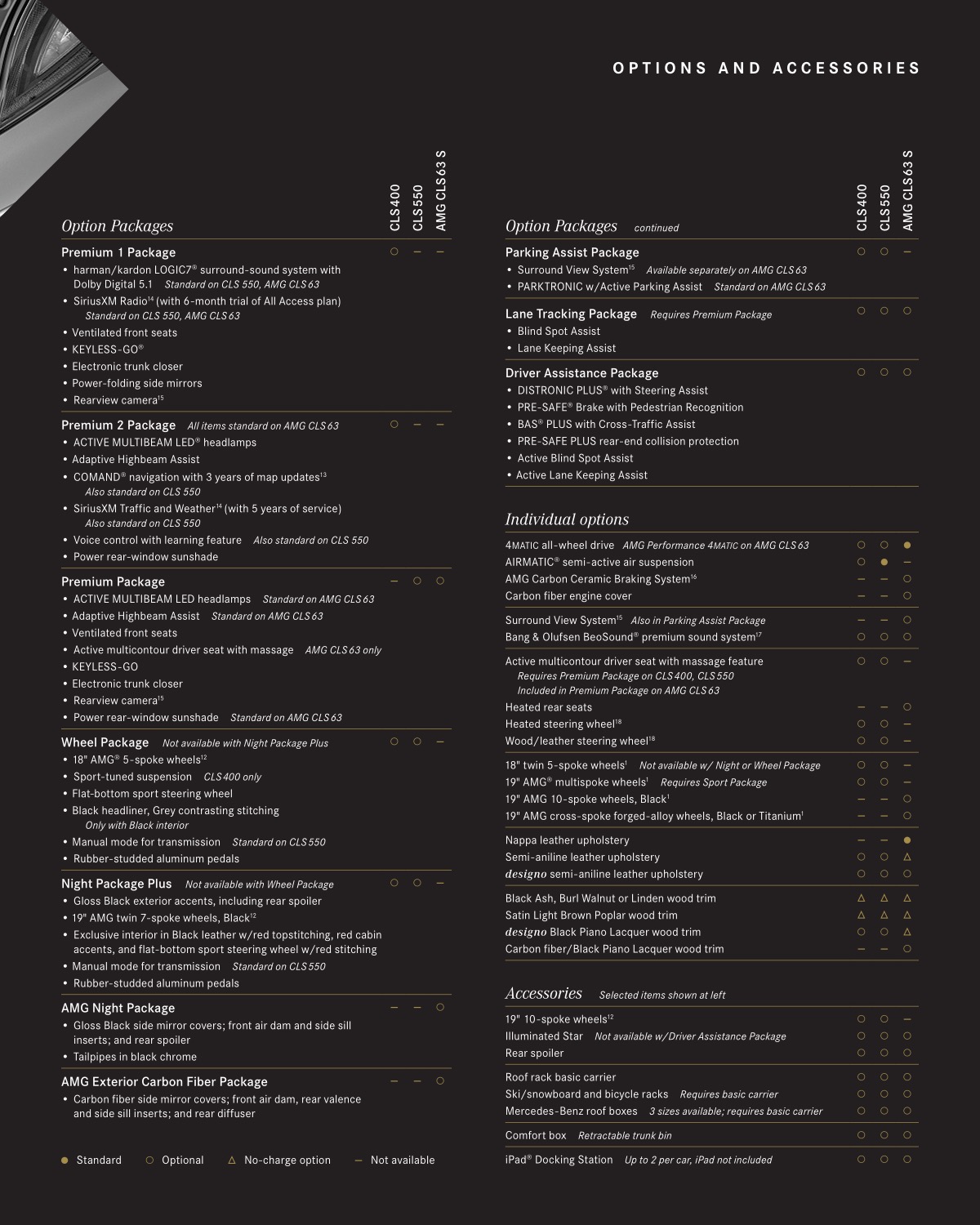 2016 Mercedes-Benz CLS-Class Brochure Page 19